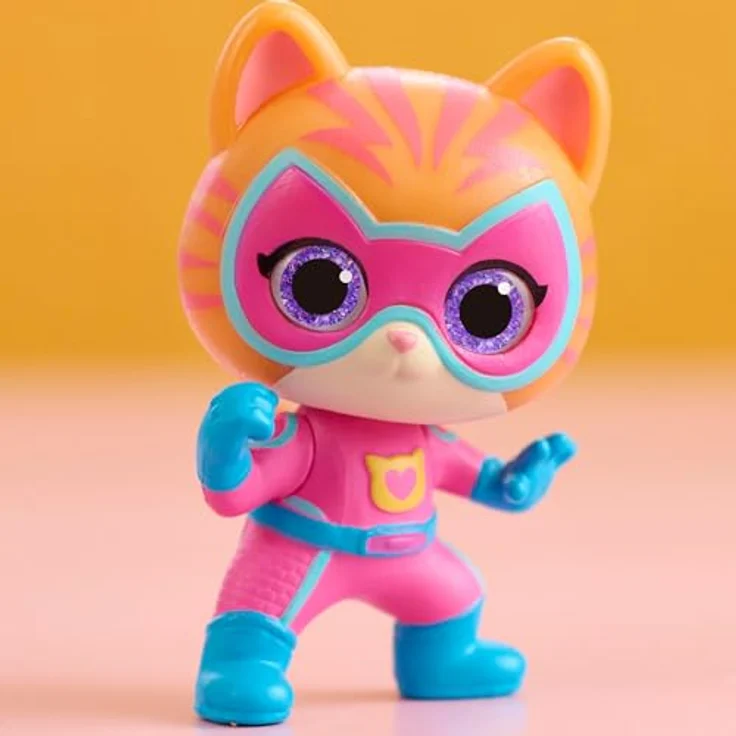 Just Play Disney Junior SuperKitties-Sammelfiguren, 1x Kätzchen-Figur mit 3,8-5,6 cm Höhe, ideal für Kinder ab 3 Jahren – Bild 3