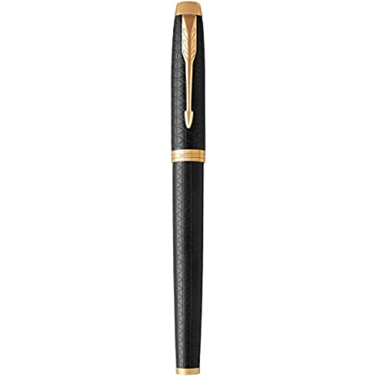 Parker Pen IM Premium, Schreibstift mit Edelstahlfeder, Schwarz/Gold – Bild 2