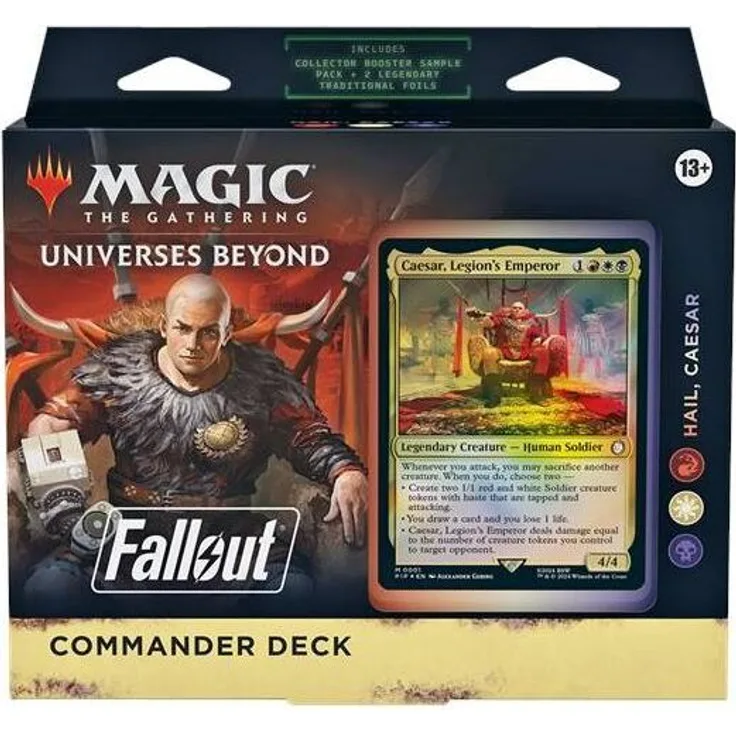Wizards of the Coast MTG Magic - Fallout - Commander Deck - Hail,Caesar ENG, Sammelkartendeck