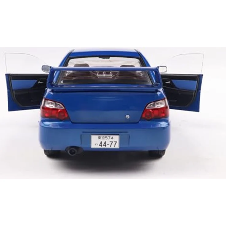 Solido 1:18 Subaru Impreza WRX STI, detailgetreues Modellfahrzeug in Sonic Blue mit beweglichen Teilen und authentischem Interieur – Bild 4