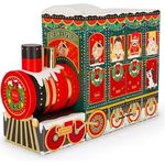 Legami Adventskalender 2025, 24 Überraschungen mit limitiertem löschbarem Stift, wiederverwendbar, langlebig, mit Folien- und Glitzerdetails, 33 x 39 x 6,7 cm