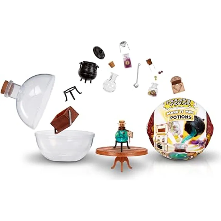 MGA ENTERTAINMENT MGA's Miniverse - Harry Potter Make It Mini Potions, Kreativset mit 15 Rezepten und UV-härtenden Zutaten