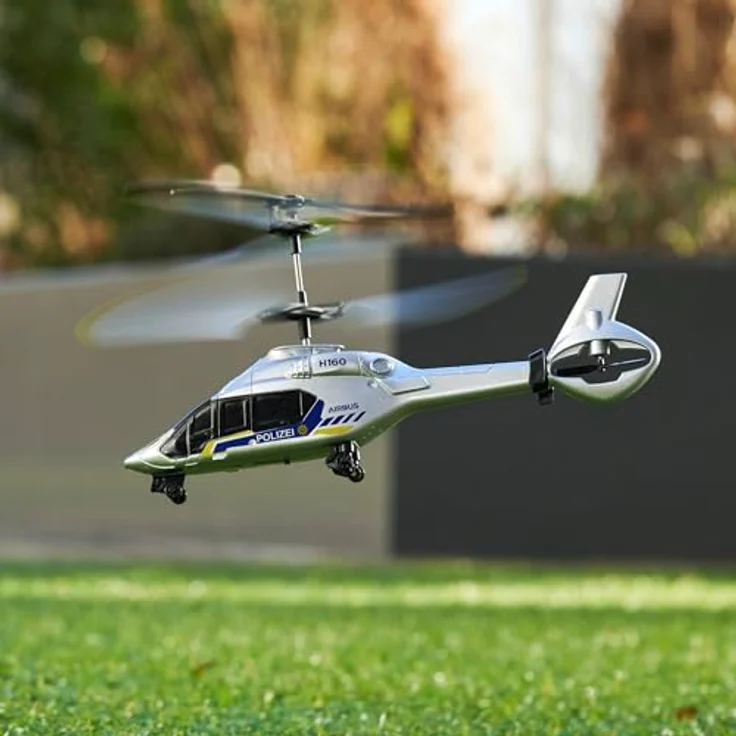 Dickie Toys RC Police Helicopter, RTR, mit Licht- und Soundeffekten, blau – Bild 6