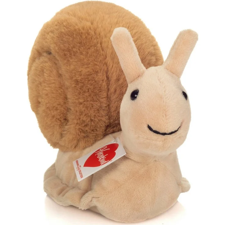 Teddy Hermann® Kuscheltier Herzekind, Schnecke Lotta 20 cm, Handgefertigt mit Liebe zum Detail, braunes Schneckenhaus – Bild 1