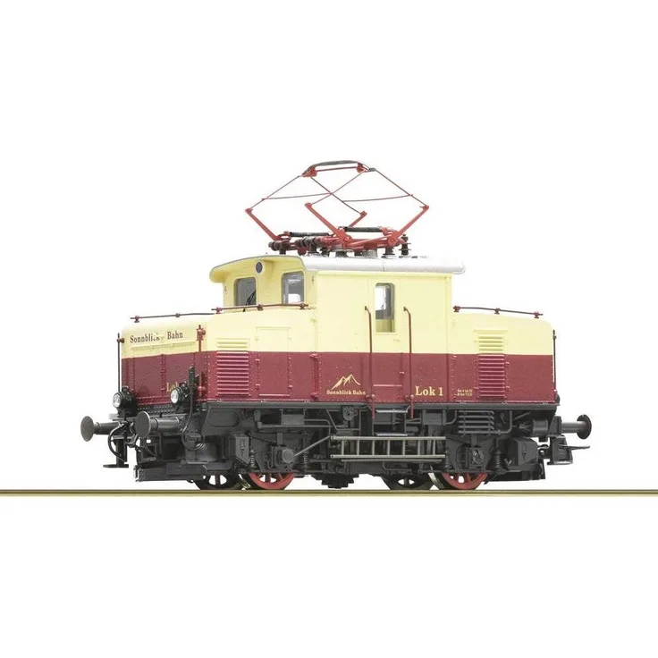 Roco 7500075 H0 Zahnradbahn-E-Lok E 69 der Sonnblick-Bahn, elektrische Modelleisenbahn mit Zahnstangensystem