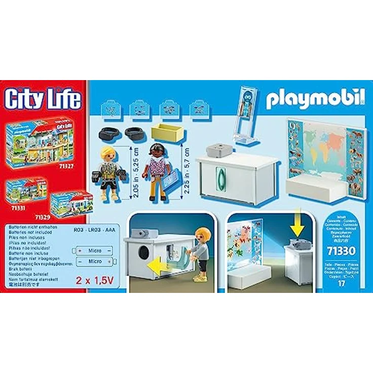Playmobil® Virtuelles Klassenzimmer (71330), My City Life Konstruktions-Spielset, (17 St), mit Licht, Made in Germany – Bild 5