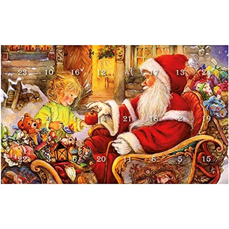 Krebs Glas Lauscha - Adventskalender mit Weihnachtsbaumschmuck - Glasanhänger - Glaskugeln - Glasfiguren (2018) – Bild 1