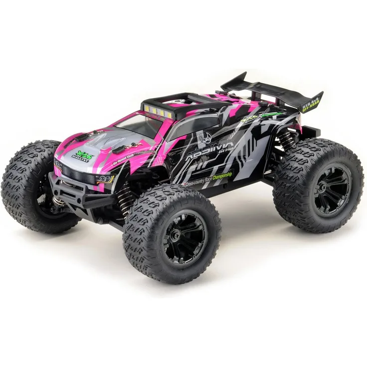 Absima RC-Auto MINI AT 24, High Speed Truggy Elektro Modellauto, Komplettset mit Fahrakku und Ladegerät, 36 KM/H, 2,4-GHz-Fernsteuerung, LED Beleuchtung