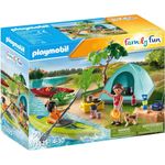 Playmobil® Konstruktions-Spielset Zelten (71425), Family & Fun, (54 St)