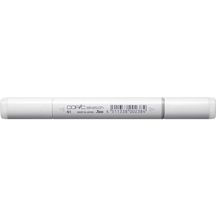 Copic Sketch Marker Typ N - 1, neutral gray No. 1, professioneller Pinselmarker mit Super-Brush-Spitze und Medium-Broad-Spitze – Bild 3