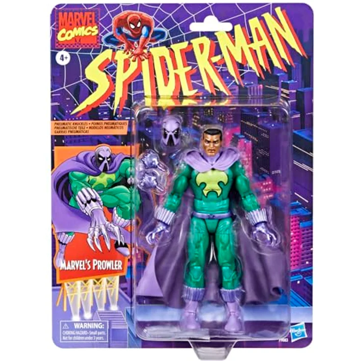 Marvel Legends Series Marvel's Prowler, 15 cm Action-Figur mit beweglichen 20 Punkten und abnehmbarer Maske aus der Serie New Spider-Man – Bild 3
