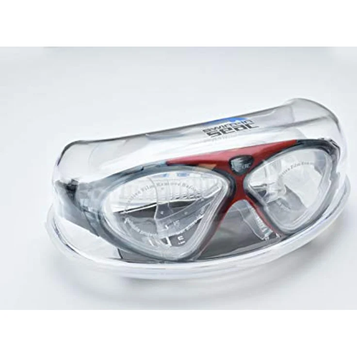 Seac Vision HD Schwimmbrillen für Pool und Freiwasser für Damen und Herren, rot, one Size – Bild 4