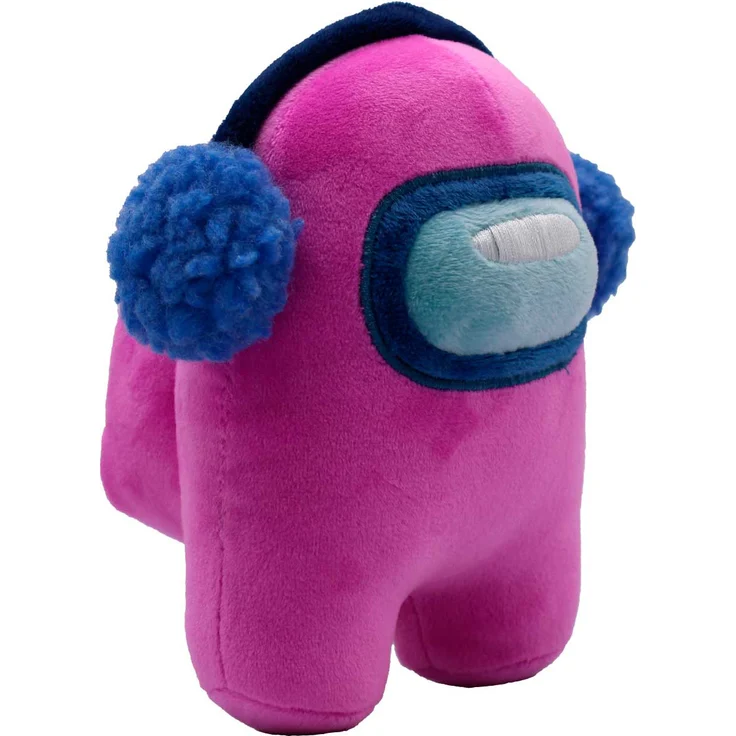 JUST TOYS EUROPE LTD Among Us Plüschfigur in Pink – 18 cm, Kuschelweiches Stofftier, Perfekt für Fans des Online-Spiels, Ideales Geschenk, Offizielles Merchandise