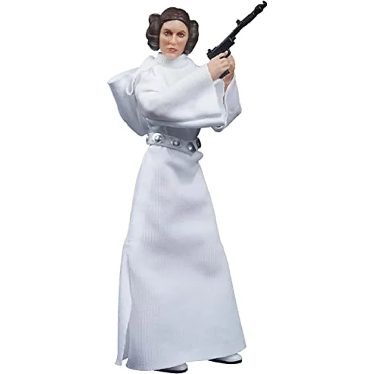 Star Wars F1908 The Black Series Archive Collection Prinzessin Leia Organa Figur, 50th Anniversary Edition aus "A New Hope" – Bild 2