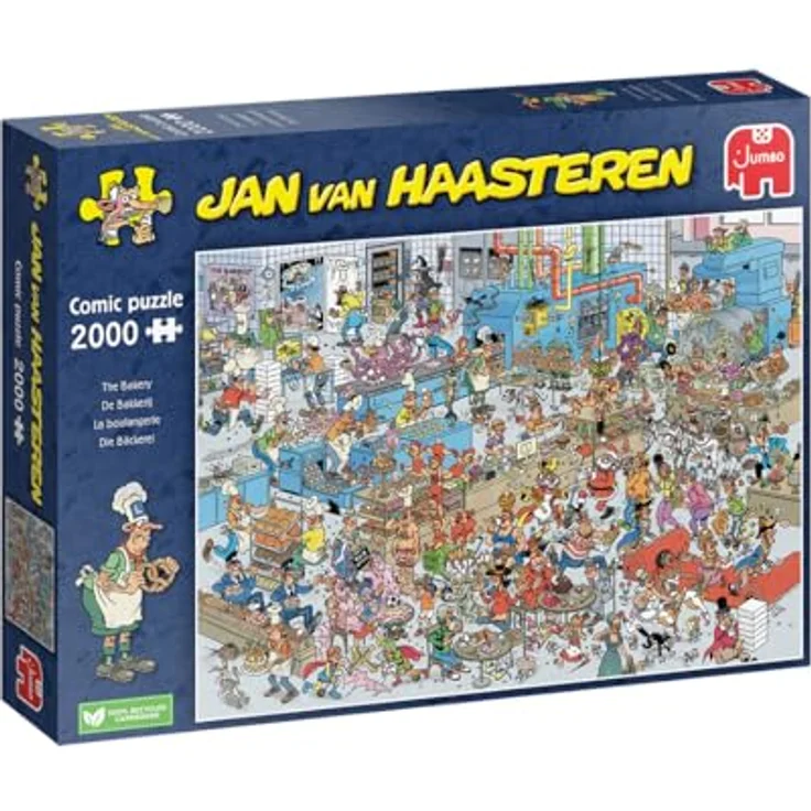 Jumbo 1110100311 Die Bäckerei 2000 Pieces Puzzlespiel, Mehrfarbig – Bild 1
