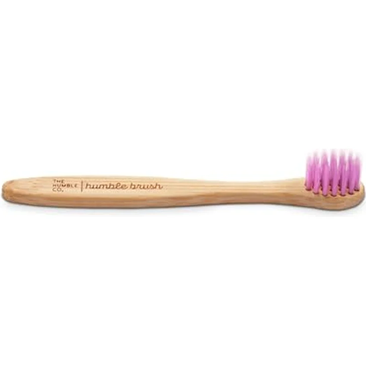 The Humble Co. Humble Brush Baby Ultra Soft Zahnbürste, lila für empfindliche Babyzähne – Bild 3