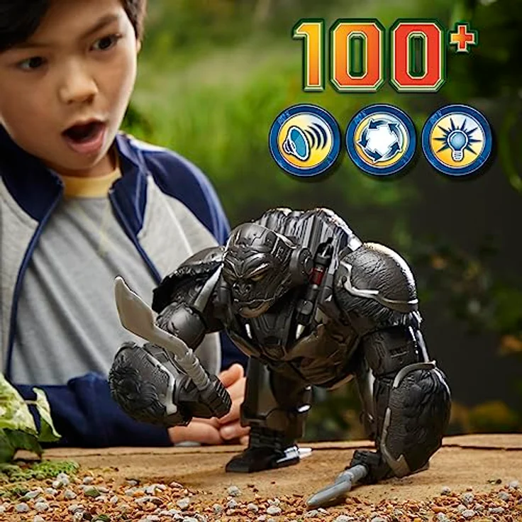 Transformers: Aufstieg der Bestien Command & Convert Optimus Primal, 31,5 cm großes elektronisches Animatronik-Spielzeug – Bild 4