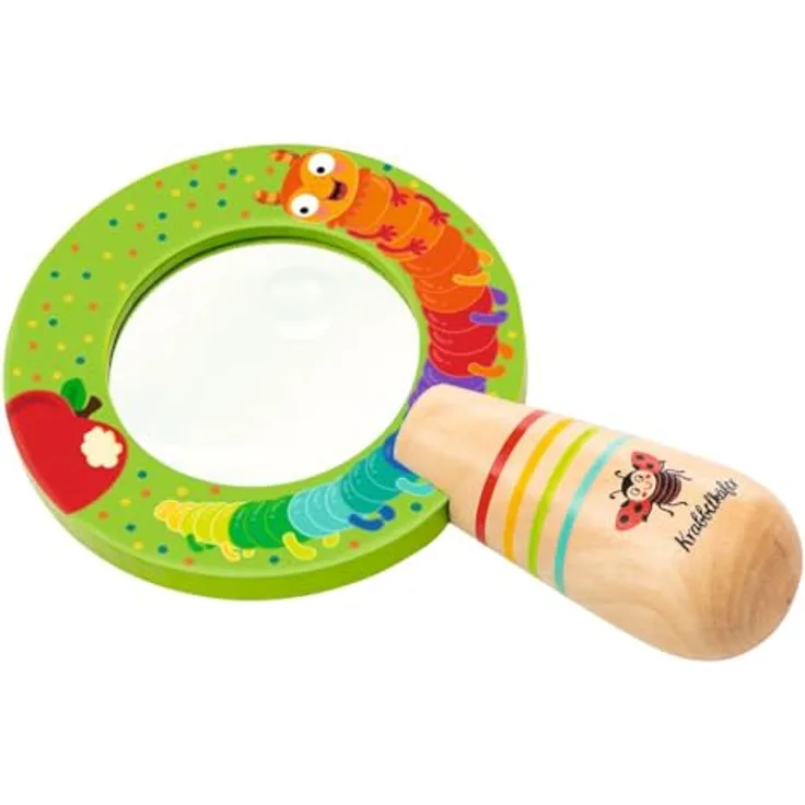 moses. Krabbelkäfer Große Handlupe, Outdoor Lupe für Kinder mit 3-&5-facher Vergrößerung, ergonomisches Design, ideal für Naturbeobachtungen ab 2 Jahren