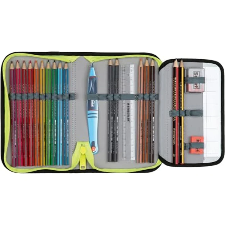 Scout Micro Schulranzen-Set 4 Superflash Extreme Soccer Star, 4-teilig mit ergonomischem Tragesystem und fluoreszierenden Sicherheitsflächen – Bild 8