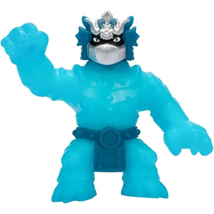 Heroes of Goo Jit Zu Stretch Striker Helden-Packung, dehnbare Actionfigur Pantaro, bis zu 3-fach dehnbar, Sammlung von 5 knirschenden Figuren