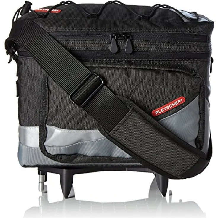 Pletscher Gepäckträgertasche-2179841800 Gepäckträgertasche, schwarz, 35x27x21cm