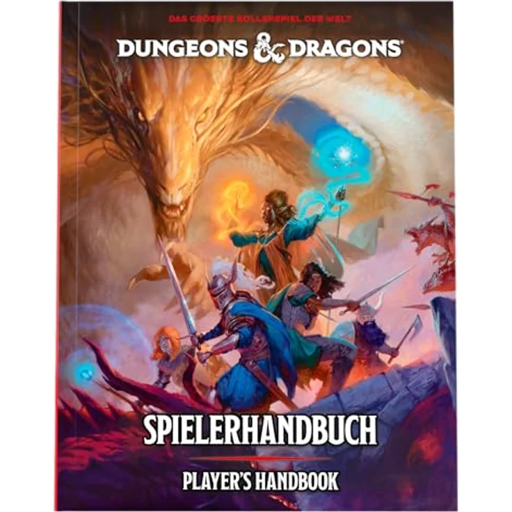 Wizards of the Coast Dungeons & Dragons: Player's Handbook 2024, umfassendes Spielerhandbuch mit über 400 Zaubersprüchen und 12 Klassen, deutsch – Bild 1