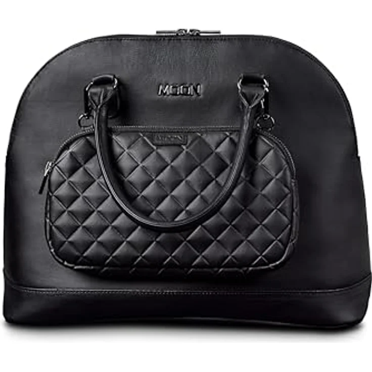 MOON FASHION BAG inkl. Clutch black, Wickeltasche mit stylischem Design – Bild 5