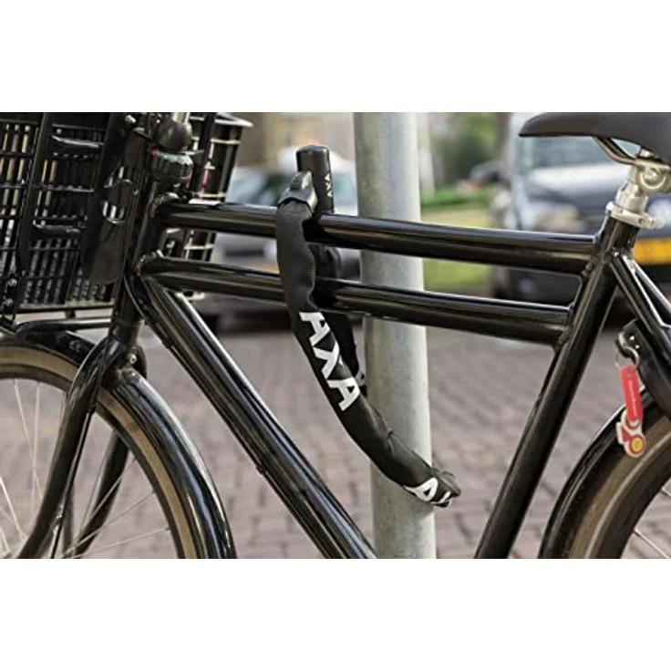 Axa Kettenschloss Linq 100 Länge 100 cm Stärke 9,5 mm schwarz – Bild 4