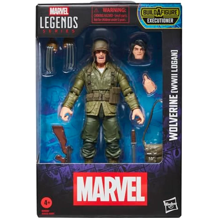 Marvel Legends Series Wolverine (WWII Logan), Action-Figur mit 7 Accessoires, 15 cm, über 20 Bewegungspunkte – Bild 1