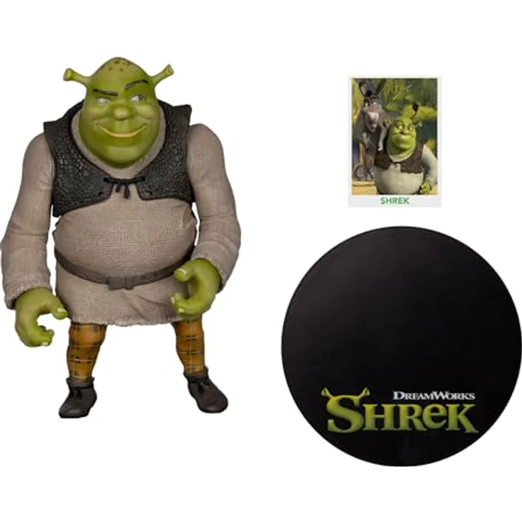 McFarlane Toys - DreamWorks Shrek-Figur, 30,5 cm, detailgetreu aus PVC-Kunststoff, inkl. Figurenbasis und Sammelkunstkarte – Bild 3