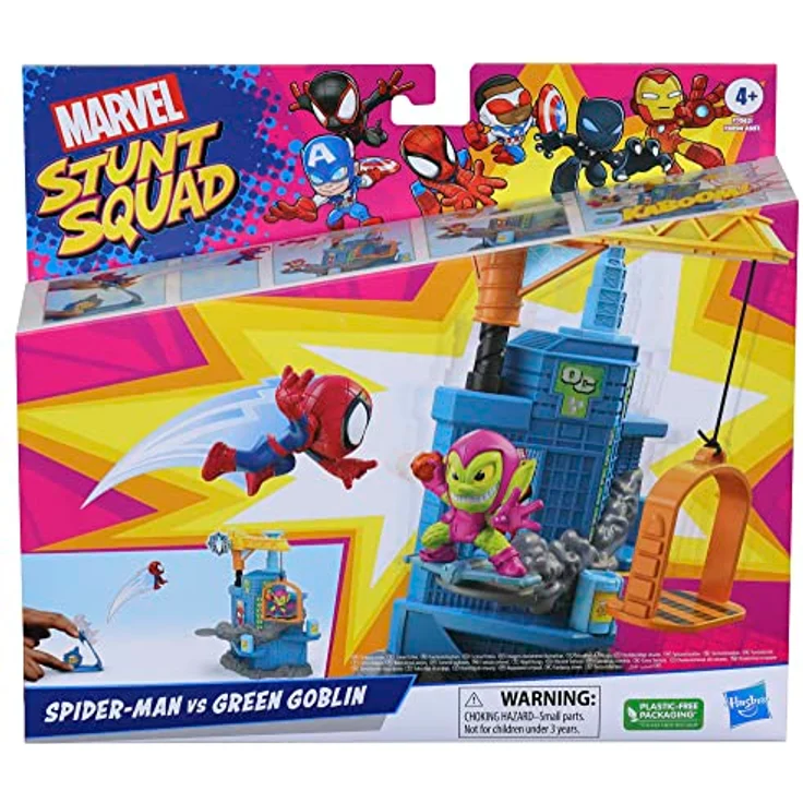 Hasbro F70625X0 Spiderman STUNT SQUAD Mini Playset – Bild 2