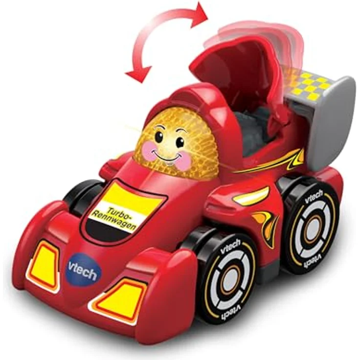 Vtech® Tut Tut Baby Flitzer - Turbo-Rennwagen mit Licht und Sound, inkl. Demobatterien – Bild 1