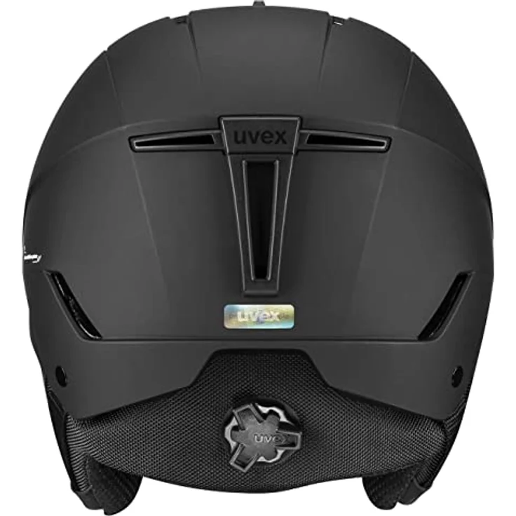 uvex Stance - robuster Skihelm für Damen und Herren - individuelle Größenanpassung - optimierte Belüftung - Black matt - 51-55 cm – Bild 3