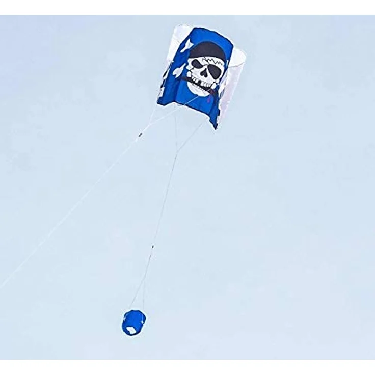 Wolkenstürmer Einsteiger Drache Sled Freddy Pirat ab 3 Jahren - 1 Leiner Kinder Flugdrachen ohne Gestänge - für Kinder von 3-6 Jahren - Drachen & Flugspielzeug für Kinder – Bild 4