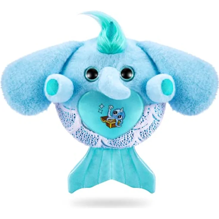 Rainbocorns Mermaidcorn Surprise Serie 7, Shelly Elefant, von ZURU, 28 cm Plüschtier, Meerjungfrau Spielzeuge für Mädchen (Elefant) – Bild 2