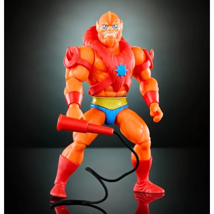 Masters of the Universe Origins, Beast Man-Actionfigur, ca. 14 cm groß, beweglich mit abnehmbarer Rüstung und Peitsche, HYD18 – Bild 5
