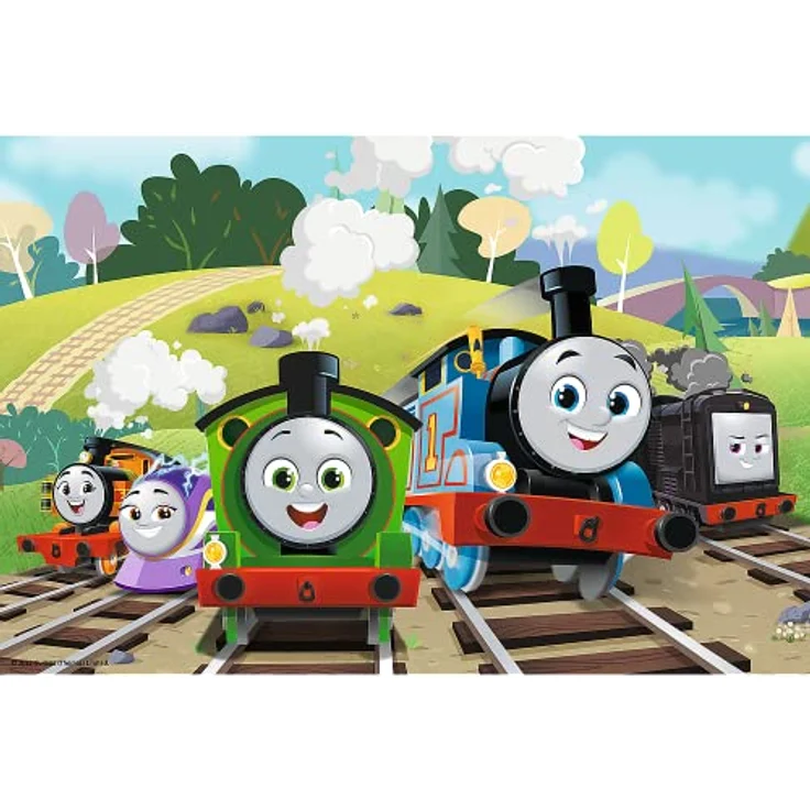 Trefl Puzzle 60 - Thomas die Lokomotive, 60 Teile, 330 x 220 mm, leuchtende Farben, kognitive Förderung für Kinder – Bild 2