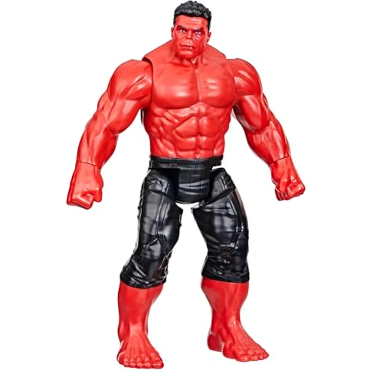 Marvel Studios Captain America Brave New World, Titan Hero Serie Deluxe Red Hulk Action-Figur, 30 cm mit 5 Bewegungspunkten, ideal für Sammler und Kinder ab 4 Jahren – Bild 1