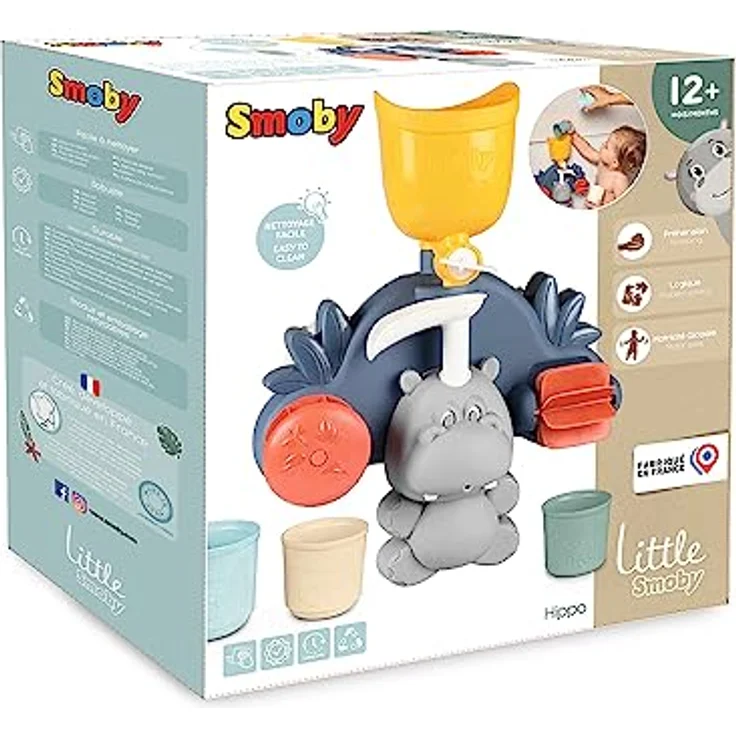 Little Smoby Hippo Badewannenspielzeug – Bild 2