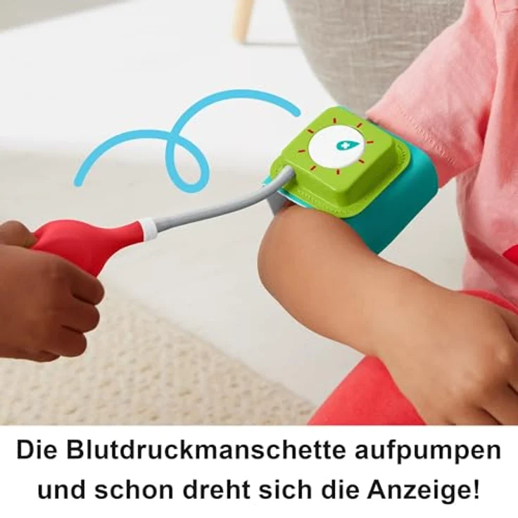 Fisher-Price Arzttasche für Rollenspiele, 7-teilige Doktortasche für Kinder ab 3 Jahren, HYH26 – Bild 3
