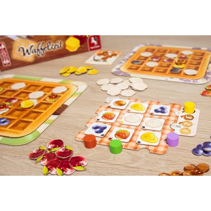 Pegasus Spiele 51128G Waffelzeit, Brettspiel für die ganze Familie in hoher Qualität – Bild 4