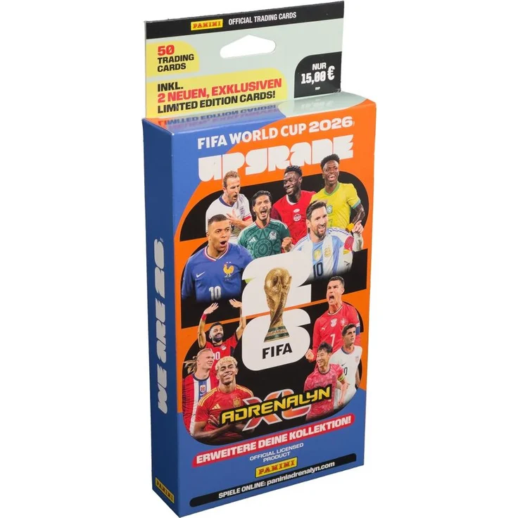 Panini FIFA World Cup 2026 Trading Cards Update Set, 48 neue Trading Cards inkl. 2 Limited Edition Cards – Bild 1