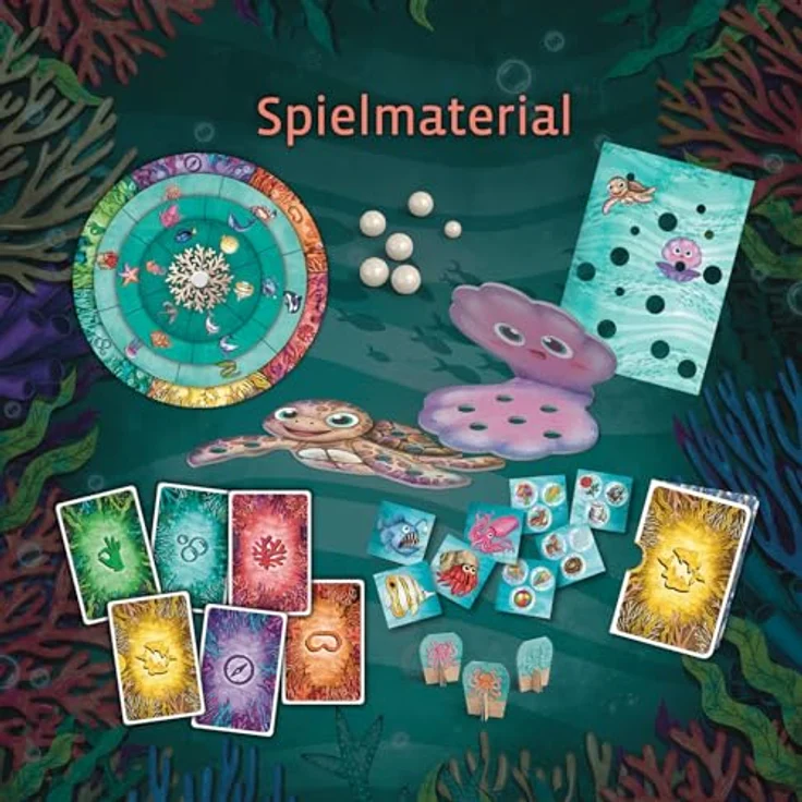 KOSMOS EXIT® Kids Rätselspaß im Meer, Experimentierkasten mit 36 Rätsel-Karten und wiederverwendbarem Spielmaterial für 1-4 Spieler ab 5 Jahren – Bild 3
