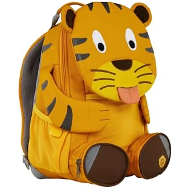 Affenzahn Großer Freund Kindergartenrucksack, 8L mit höhenverstellbarem Brustgurt, Reflektoren und umweltfreundlichem Material für 3-5 Jährige – Bild 5