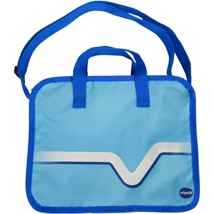 Vtech® Kindercomputer Schulstart Laptop, 160 Lernspiele, 2-sprachig, inkl. Tragetasche, blau – Bild 4