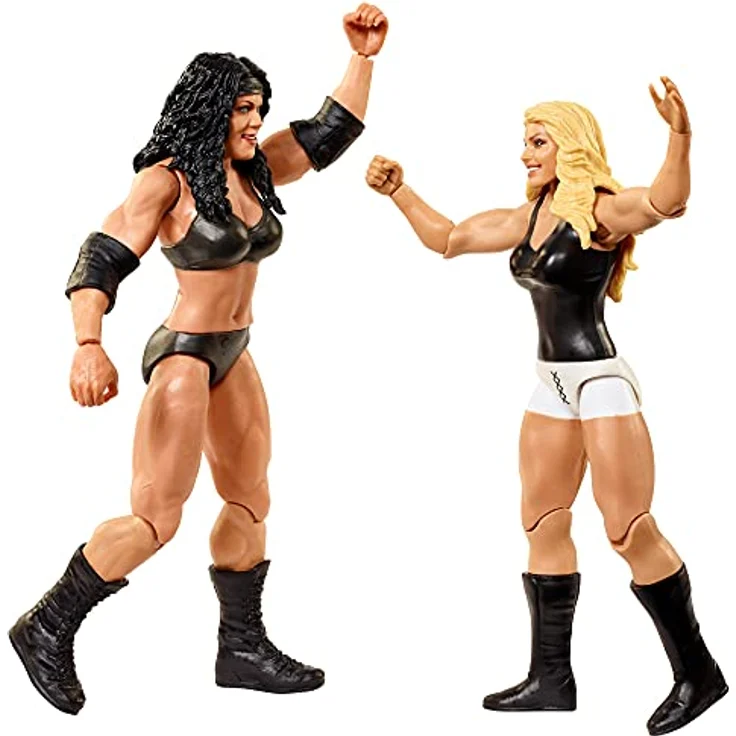 WWE GVJ25 - Chyna vs. Trish Stratus Battle Pack, Spielset mit Actionfiguren, Spielzeug ab 6 Jahren – Bild 4