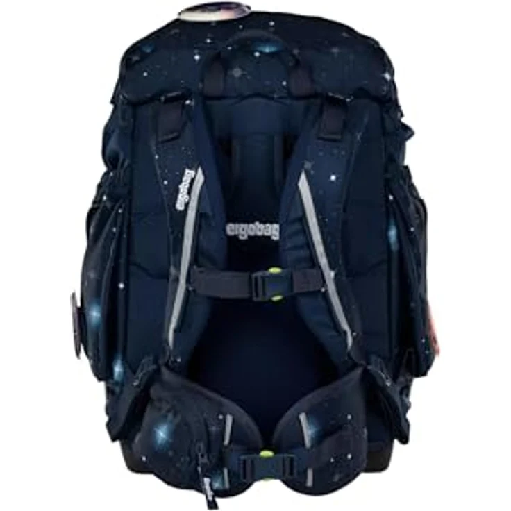 ergobag maxi set 6-teilig, ergonomischer Schulrucksack für Grundschule, ideal für große Kinder ab 1. Klasse, Dunkelblau – Bild 4