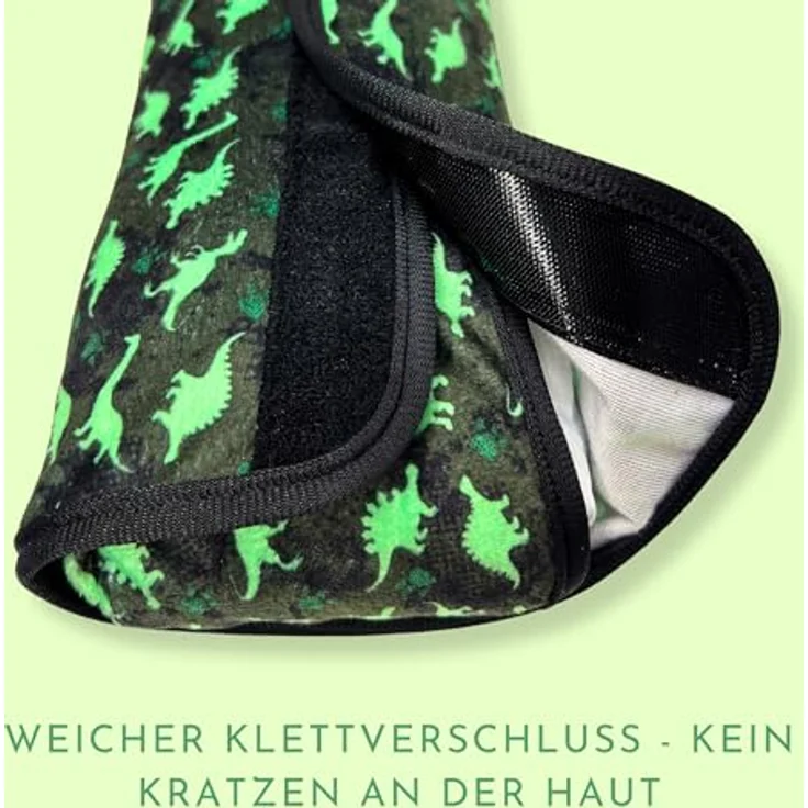 HECKBO Auto Schlafkissen Dinosaurier Dino für Kinder, maschinenwaschbar, kuschelweich, Gurtkissen und Reisekissen für mehr Komfort im Auto und unterwegs – Bild 5