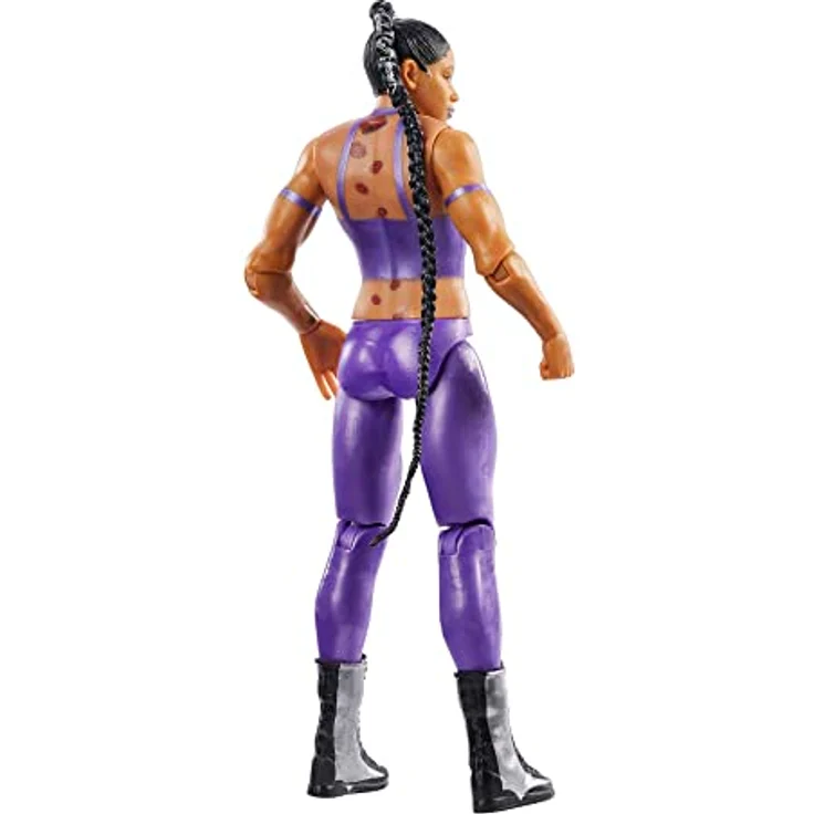 WWE HKP82 - Basic Wrestlemania Bianca Belair Actionfigur, 15cm WWE Sammlerstück mit Zubehör, Spielzeug Geschenk für Kinder und Fans ab 6 Jahren – Bild 3
