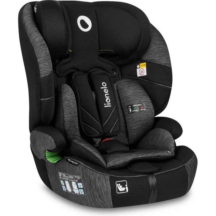 lionelo Autokindersitz LEVI ONE I-SIZE, i-Size R129 / Memory Foam / Dri-Seat, ab 12 Monaten, bis 12 Jahren, 9,00 kg - 36,00 kg (Set)